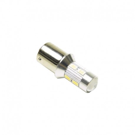 Ampoule led Blanche BA15S 10 LEDs 5730 CANBUS